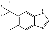 Benzimidazole,5-methyl-6-(trifluoromethyl)-(8CI) 结构式