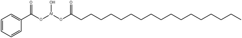(苯甲酸基-O)羟基(十八烷酸基-O)铝 结构式