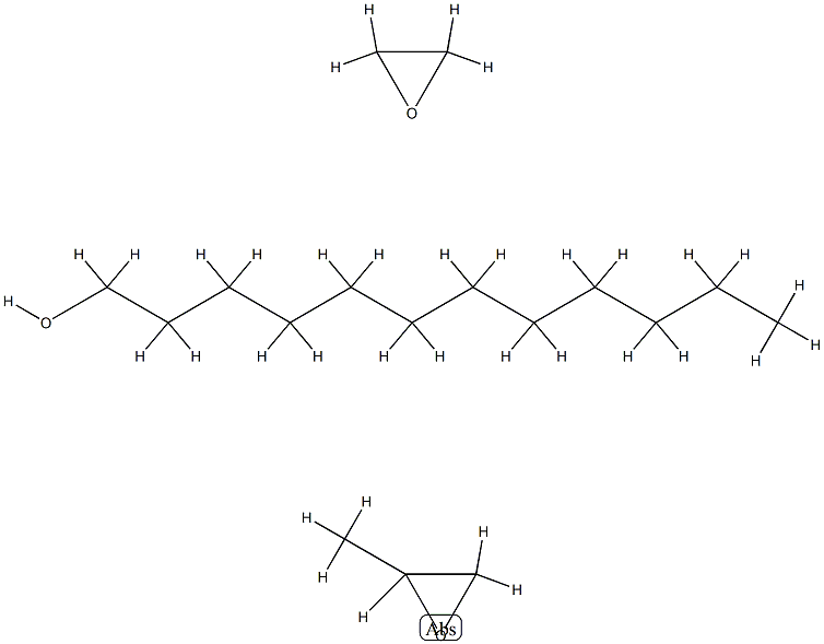 十二烷醇聚氧乙烯聚氧丙烯醚 结构式