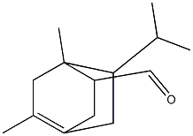 3,5(or 3,6)-dimethyl-7(or 8)-(1-methylethyl)bicyclo[2.2.2]oct-5-ene-2-carbaldehyde 结构式