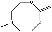 4H-1,3,6-Dioxazocine,tetrahydro-6-methyl-2-methylene-(9CI) 结构式