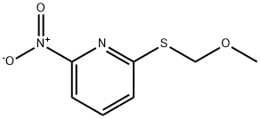 Pyridine,2-[(methoxymethyl)thio]-6-nitro-(9CI) 结构式