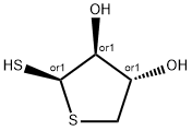 3,4-Thiophenediol, tetrahydro-2-mercapto-, (2R,3S,4S)-rel- (9CI) 结构式