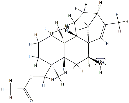 (4S)-Kaur-15-ene-7β,19-diol 19-acetate 结构式