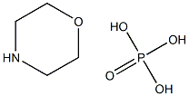 Phosphoric acid, di-C8-18-alkyl esters, compds. with morpholine 结构式
