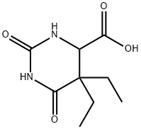 4-Pyrimidinecarboxylicacid,5,5-diethylhexahydro-2,6-dioxo-(9CI) 结构式