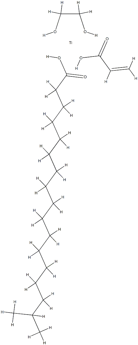 (acrylato-O)[ethane-1,2-diolato(2-)-O,O'](isooctadecanoato-O)titanium  结构式