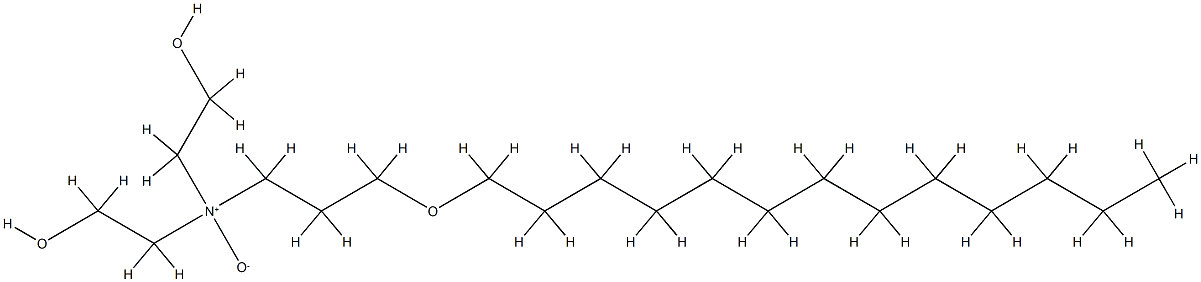 Ethanol, 2,2'-iminobis-, N-[3-(branched tridecyloxy)propyl] derivs., N-oxides 结构式