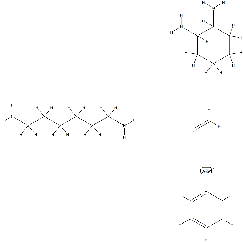 Phenol, polymer with 1,2-cyclohexanediamine, formaldehyde and 1,6-hexanediamine 结构式