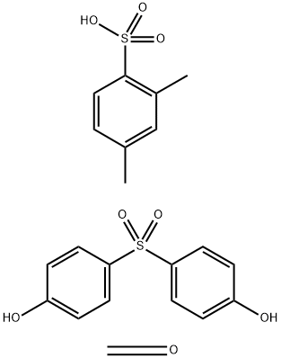 2,4-二甲基苯磺酸、甲醛、4,4'-磺酰双酚的聚合物铵钠盐 结构式