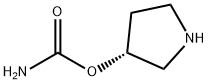 3-Pyrrolidinol,carbamate(ester),(3R)-(9CI) 结构式