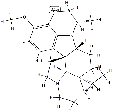 21-Deoxy-16-methoxy-22β-methyl-4,25-secoobscurinervan 结构式