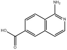 1-氨基异喹啉-6-羧酸 结构式