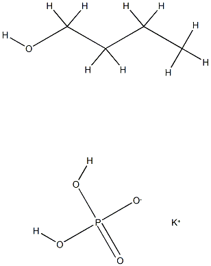 potassium, butan-1-ol, dihydroxy-oxido-oxo-phosphorane 结构式