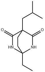 2,6-Diazabicyclo[2.2.2]octane-3,5-dione,1-ethyl-4-(2-methylpropyl)-(9CI) 结构式