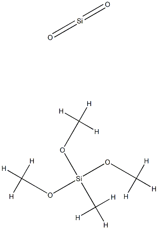甲基硅烷醇/硅酸酯交联聚合物 结构式
