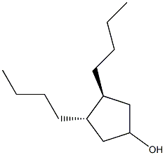 Cyclopentanol, 3,4-dibutyl-, (3R,4R)-rel- (9CI) 结构式