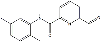 2-Pyridinecarboxamide,N-(2,5-dimethylphenyl)-6-formyl-(9CI) 结构式