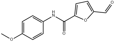2-Furancarboxamide,5-formyl-N-(4-methoxyphenyl)-(9CI) 结构式