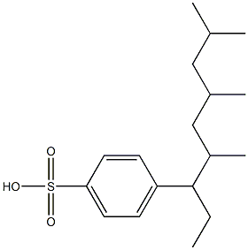 苯磺酸单C11-13支链烷基衍生物 结构式