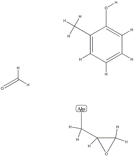 酚醛环氧树脂(JF-43型) 结构式