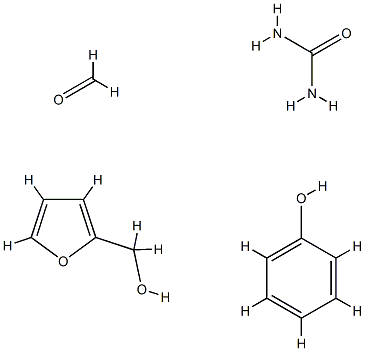 Urea, polymer with formaldehyde, 2-furanmethanol and phenol, methylated 结构式