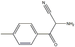 Benzenepropanenitrile,  -alpha--amino-4-methyl--bta--oxo- 结构式