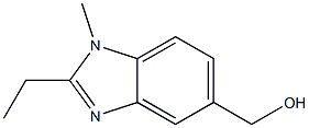 1H-Benzimidazole-5-methanol,2-ethyl-1-methyl-(9CI) 结构式