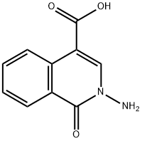 4-Isoquinolinecarboxylicacid,2-amino-1,2-dihydro-1-oxo-(9CI) 结构式