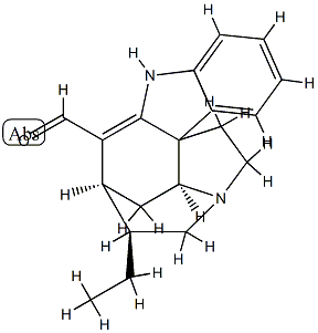 2,16-Didehydrocuran-17-al 结构式