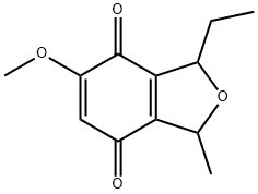4,7-Isobenzofurandione,3-ethyl-1,3-dihydro-5-methoxy-1-methyl-(9CI) 结构式