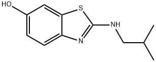 6-Benzothiazolol,2-isobutylamino-(5CI) 结构式