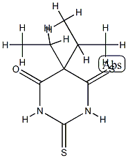 4(1H)-Pyrimidinone,5-ethyltetrahydro-5-(1-methylethyl)-2,6-dithioxo-(9CI) 结构式