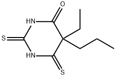 4(1H)-Pyrimidinone,5-ethyltetrahydro-5-propyl-2,6-dithioxo-(9CI) 结构式