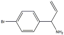 1-(4-溴苯基)丙-2-烯-1-胺 结构式