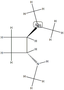 1,2-Cyclobutanediamine,N,N,N-trimethyl-,(1R,2R)-rel-(9CI) 结构式