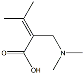 2-Butenoicacid,2-[(dimethylamino)methyl]-3-methyl-(9CI) 结构式