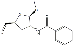 beta-D-erythro-Pentodialdo-1,4-furanoside, methyl 2-(benzoylamino)-2,3-dideoxy- 结构式