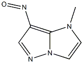 1H-Imidazo[1,2-b]pyrazole,1-methyl-7-nitroso-(9CI) 结构式