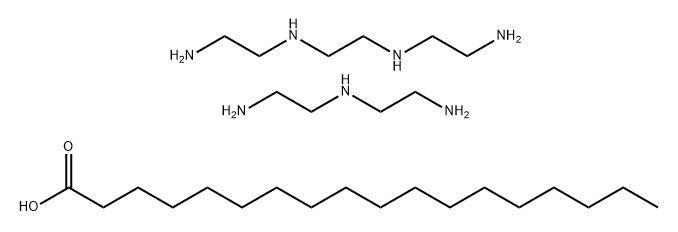 Octadecanoic acid, reaction products with diethylenetriamine and triethylenetetramine 结构式