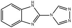 (9CI)-2-(4H-1,2,4-噻唑-4-基)-1H-苯并咪唑 结构式