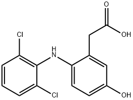 5-羟基双氯芬酸 结构式
