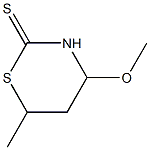 2H-1,3-Thiazine-2-thione,tetrahydro-4-methoxy-6-methyl-(9CI) 结构式