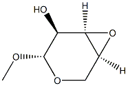 beta-L-Ribopyranoside, methyl 3,4-anhydro- (9CI) 结构式