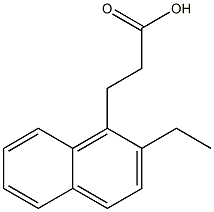 1-Naphthalenepropionicacid,2-ethyl-(4CI) 结构式