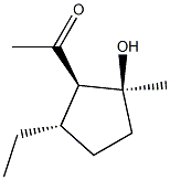 Ethanone, 1-[(1R,2S,5S)-5-ethyl-2-hydroxy-2-methylcyclopentyl]-, rel- (9CI) 结构式