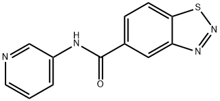 1,2,3-Benzothiadiazole-5-carboxamide,N-3-pyridinyl-(9CI) 结构式