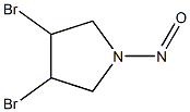 3,4-DIBROMONITROSOPYRROLIDINE 结构式