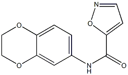 5-Isoxazolecarboxamide,N-(2,3-dihydro-1,4-benzodioxin-6-yl)-(9CI) 结构式