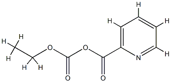 2-Pyridinecarboxylicacid,anhydridewithethylhydrogencarbonate(9CI) 结构式